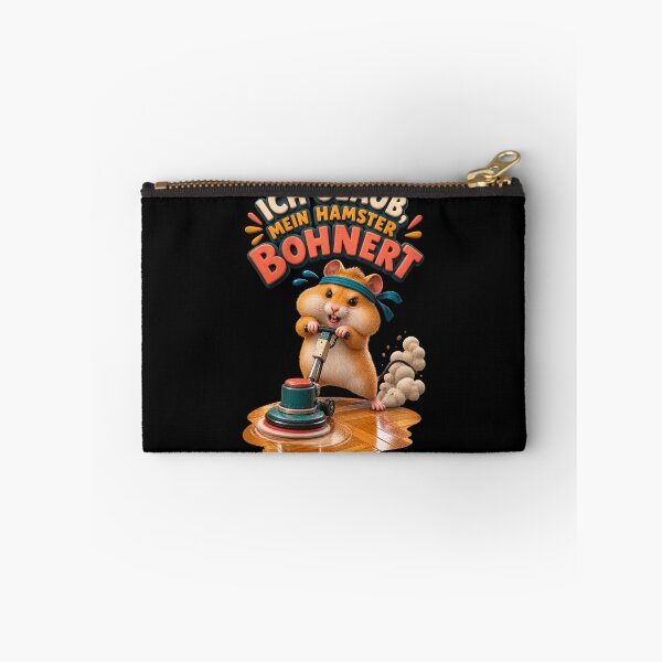 Item preview, Funny Hamster Floor Polisher German Idiom Literal Cartoon designed and sold by SVox.