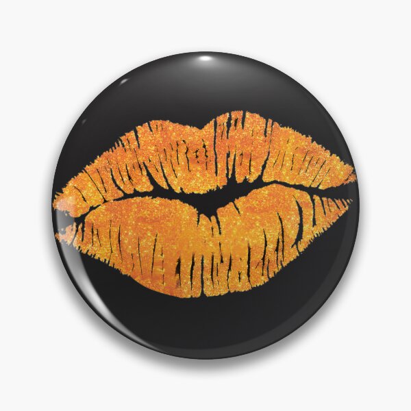 Item preview, Dazzling Gold Glitter Lips Sparkle Design | Best Buy designed and sold by SimoStore.