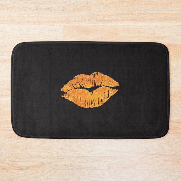 Item preview, Dazzling Gold Glitter Lips Sparkle Design | Best Buy designed and sold by SimoStore.
