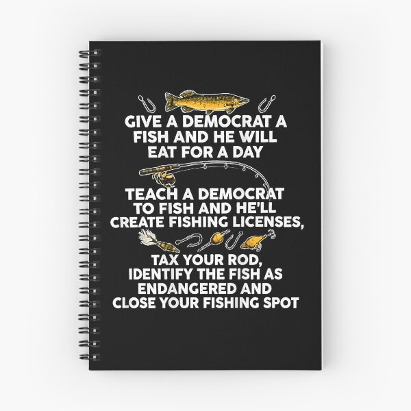 Item preview, Give A Democrat A Fish Political Fishing Humor Conservative Quote Outdoor Fan Apparel designed and sold by slmfams.