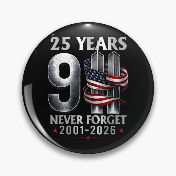 Item preview, 25 Years 9 11 Never Forget 2001 2026 Twin Towers American Flag Memorial Patriotic Fan Apparel designed and sold by slmfams.