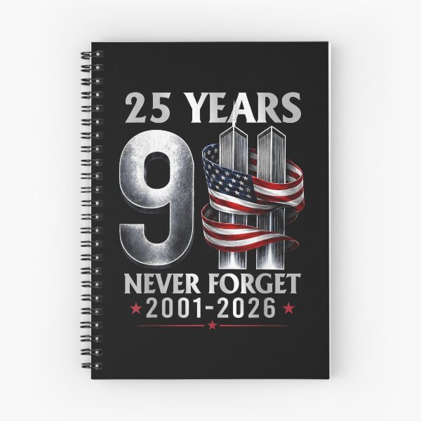Item preview, 25 Years 9 11 Never Forget 2001 2026 Twin Towers American Flag Memorial Patriotic Fan Apparel designed and sold by slmfams.