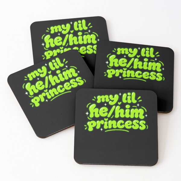 Item preview, He/Him Princess Gender Expression Phrase designed and sold by elderberry.