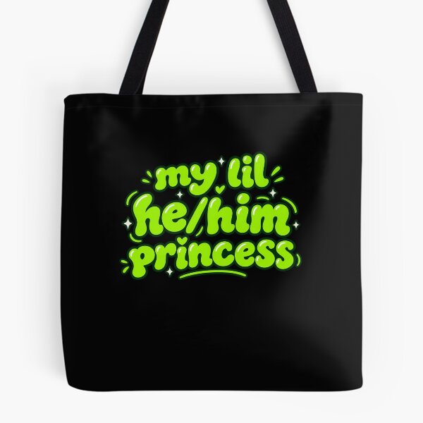 Item preview, He/Him Princess Gender Expression Phrase designed and sold by elderberry.