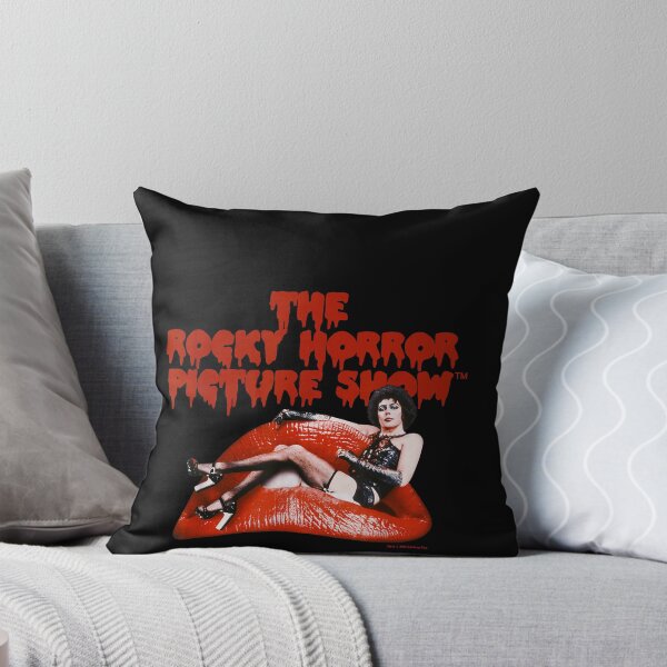Item preview, The Rocky Horror Picture Show Frank N Furter Reclining On Giant Red Lips Cult Classic Fan Apparel designed and sold by slmfams.
