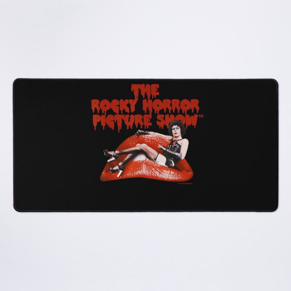 Item preview, The Rocky Horror Picture Show Frank N Furter Reclining On Giant Red Lips Cult Classic Fan Apparel designed and sold by slmfams.