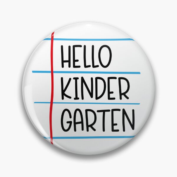 Item preview, Hello Kindergarten – Back to School Lined Paper designed and sold by Rodney's Marketplace.