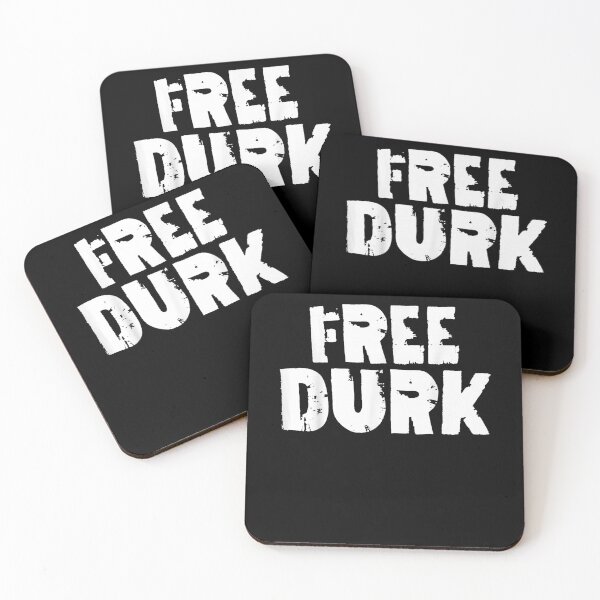 Item preview, Free Durk Distressed White Bold Text Statement Rap Music Fan Apparel designed and sold by slmfams.
