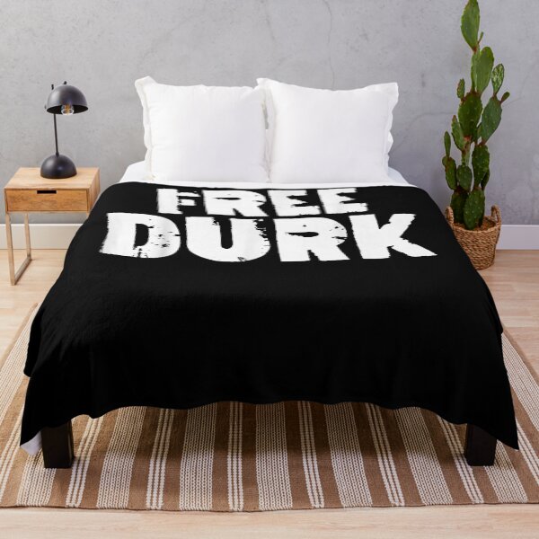 Item preview, Free Durk Distressed White Bold Text Statement Rap Music Fan Apparel designed and sold by slmfams.