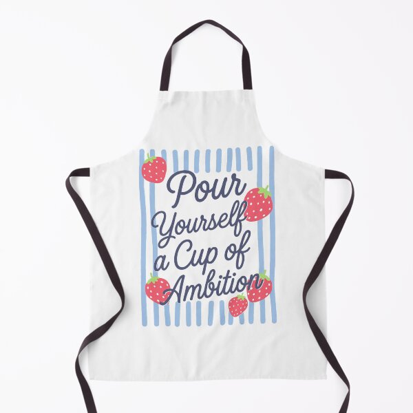 Item preview, Striped Strawberry Pour Yourself a Cup of Ambition designed and sold by ImeldaSparks.