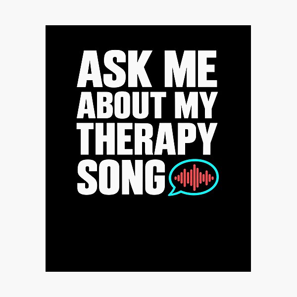 Item preview, Therapy Song Conversation Music Humor designed and sold by elderberry.