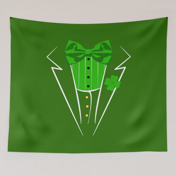 Item preview, Saint Patricks Day Irish Funny Tuxedo Costume Pub designed and sold by PugSwagClothing.