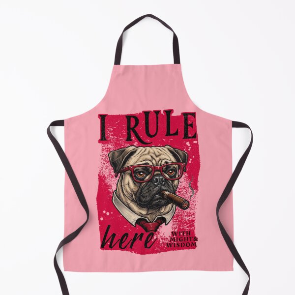 Item preview, Pug Cigar Mafia Boss - I Rule Here designed and sold by PixelsPaws.