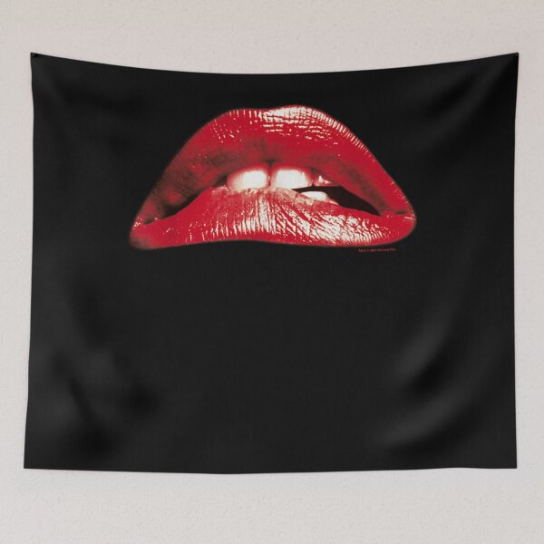 Item preview, Rocky Horror Picture Show Iconic Giant Glossy Red Lips Classic Movie Logo Fan Apparel designed and sold by slmfams.