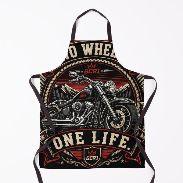 Item preview, GCR1 Two Wheels, One Life – Vintage Motorcycle Rider Design designed and sold by GCR1.