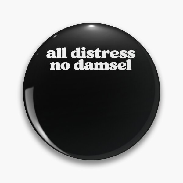 Item preview, Funny All Distress No Damsel Anxiety Humor Art designed and sold by elderberry.