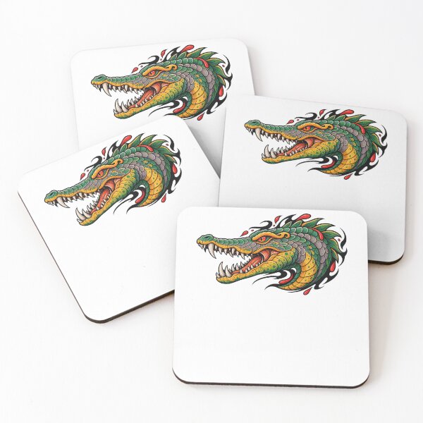 Item preview, Funny Crocodile Ornamental Reptile Art Art designed and sold by elderberry.