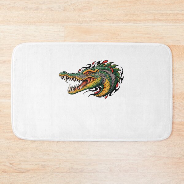 Item preview, Funny Crocodile Ornamental Reptile Art Art designed and sold by elderberry.