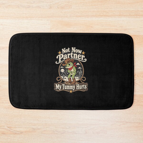 Item preview, Funny Not Now Partner My Tummy Hurts Frog Art designed and sold by elderberry.