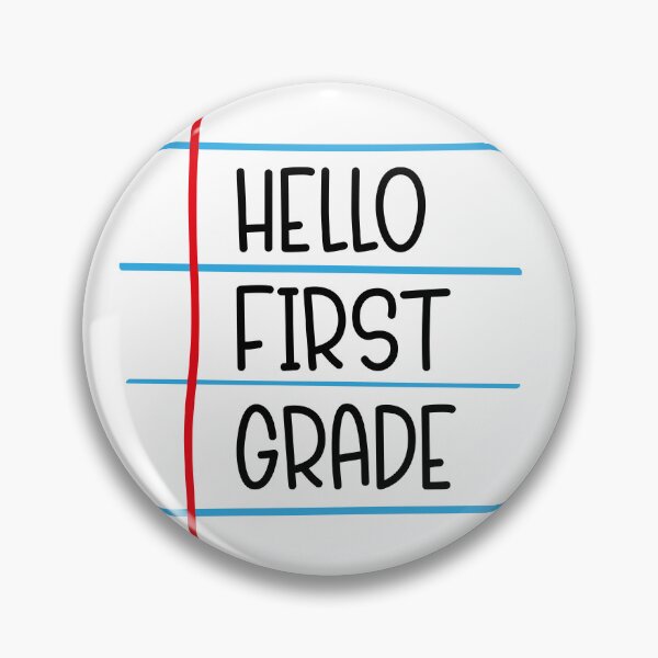 Item preview, Hello First Grade – Back to School Lined Paper designed and sold by Rodney's Marketplace.