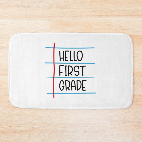 Item preview, Hello First Grade – Back to School Lined Paper designed and sold by Rodney's Marketplace.