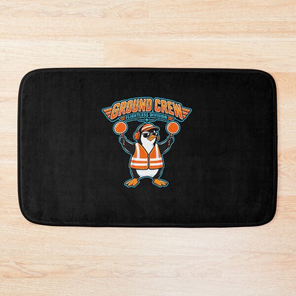 Item preview, Penguin Runway Marshal Ground Crew Humor designed and sold by elderberry.