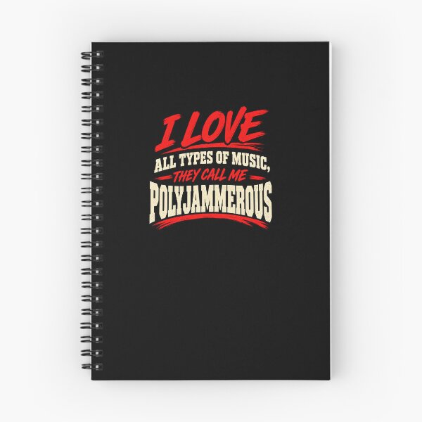 Item preview, All Types of Music Polyjammerous Quote designed and sold by elderberry.