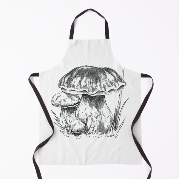Item preview, Porcini Mushroom – Realistic Botanical Pencil Art designed and sold by SaskiaFranken.