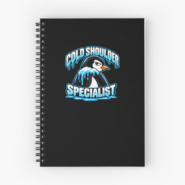 Item preview, Cold Shoulder Specialist Icy Penguin Pun designed and sold by elderberry.