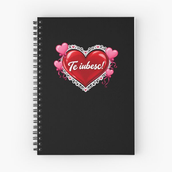 Item preview, Funny Te iubesc! Romanian Heart Love Message Art designed and sold by elderberry.