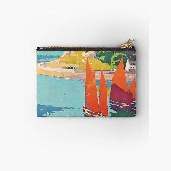 Item preview, Penzance Cornwall Original Custom Vintage Poster Wall Art Design Gift Pillow Home Soft Furnishing designed and sold by Cool Robot Bro..