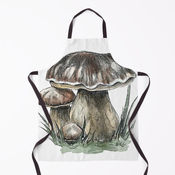 Item preview, Seta porcini realista: ilustración botánica a lápiz y acuarela. designed and sold by SaskiaFranken.