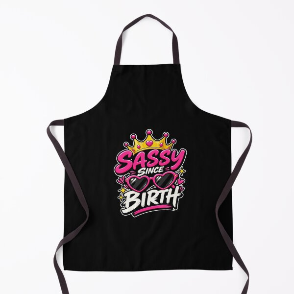 Item preview, Sassy Since Birth Confident Crown Quote designed and sold by elderberry.