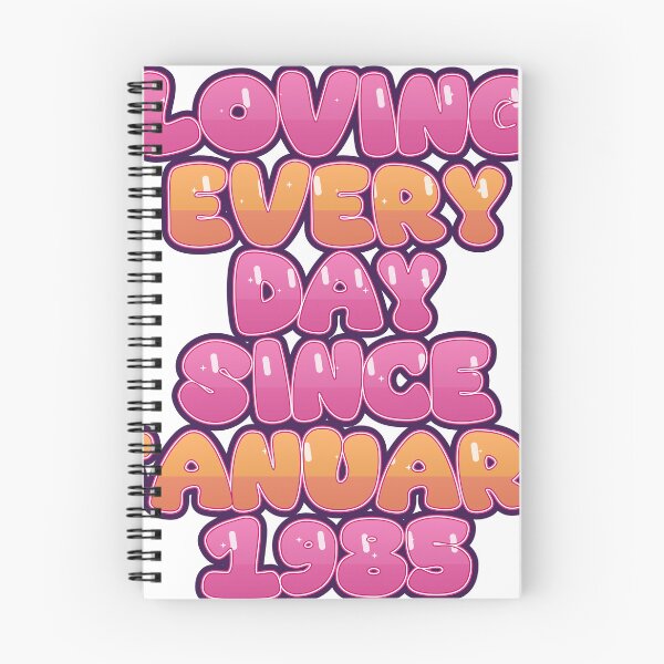 Item preview, LOVING EVERY DAY SINCE JANUARY 1985 designed and sold by TheIconSmith.