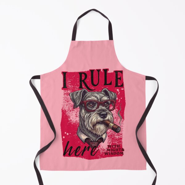 Item preview, Schnauzer Cigar Mafia Boss - I Rule Here designed and sold by PixelsPaws.