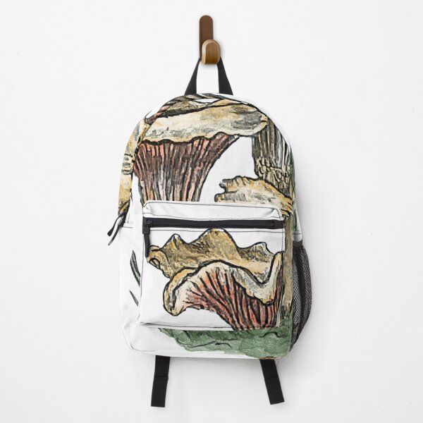 Item preview, Realistic Chanterelle Mushroom – Pencil and Watercolor Botanical Nature Art designed and sold by SaskiaFranken.