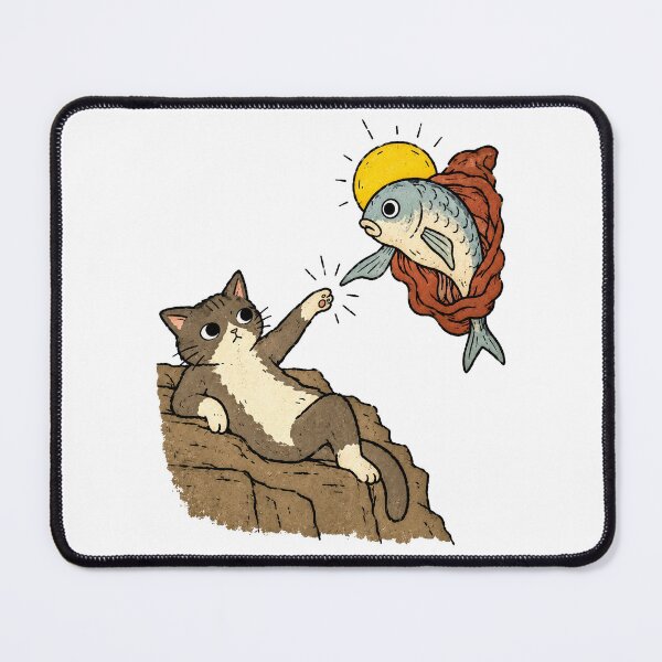 Item preview, Funny Catfish Pun Cat Fishing designed and sold by MonkiFlipp.