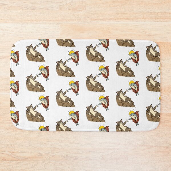 Item preview, Funny Catfish Pun Cat Fishing designed and sold by MonkiFlipp.