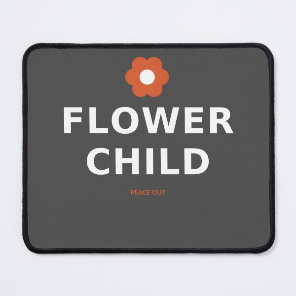 Item preview, Flower Child Peace Out Retro Typography T-Shirt Design designed and sold by BiniClicks.