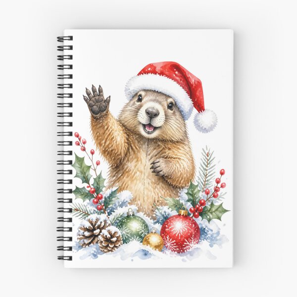 Item preview, Christmas Marmot  designed and sold by MoonMonkeyNbear.