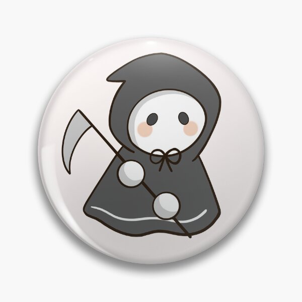 Item preview, Cute Hand Drawn Grim Reaper Aesthetic designed and sold by Porpor Artwork.