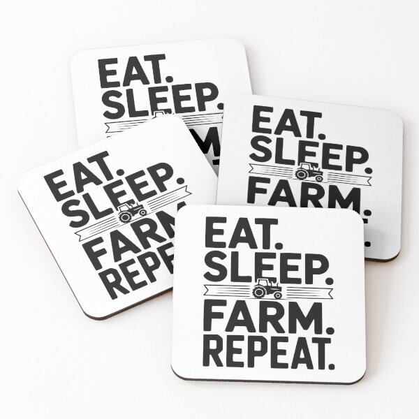 Item preview, Eat. Sleep. Farm. Repeat. designed and sold by Frank Ring.