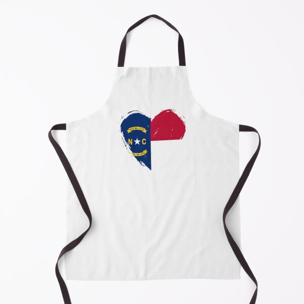 Item preview, Distressed North Carolina Flag Heart NC designed and sold by shitpostee.