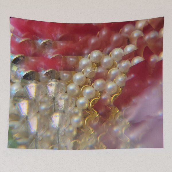 Item preview, Fiery Love & Pearls: Crimson Velvet Kaleidoscope designed and sold by ElionSolis.