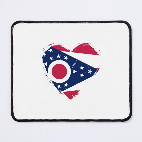 Item preview, Distressed Ohio Flag Heart OH designed and sold by shitpostee.