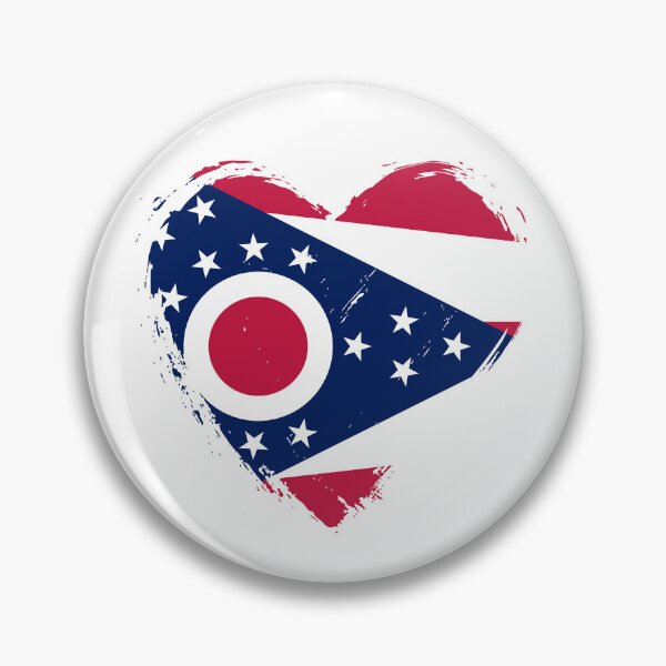 Artikelvorschau, Abgenutztes Ohio-Flaggenherz OH entworfen und verkauft von shitpostee.