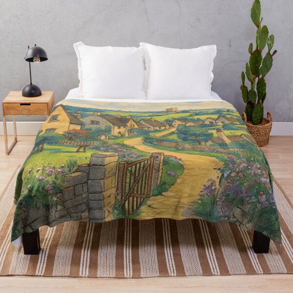 Item preview, The Cotswolds Original Custom Vintage Poster Wall Art Design Gift Pillow Home Soft Furnishing designed and sold by Cool Robot Bro..
