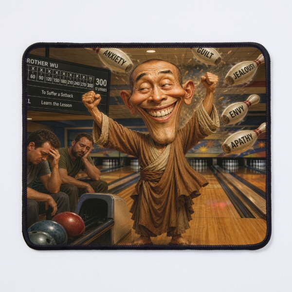 Item preview, Bowling Lesson Is Twelve Strikes In Your Unhappiness designed and sold by The Brother Wu Collection.