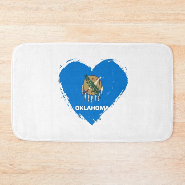 Item preview, Distressed Oklahoma Flag Heart OK designed and sold by shitpostee.