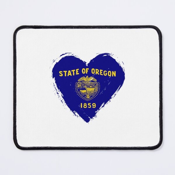 Item preview, Distressed Oregon Flag Heart OR designed and sold by shitpostee.